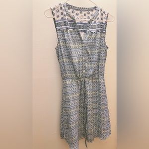 Sky blue floral Dress